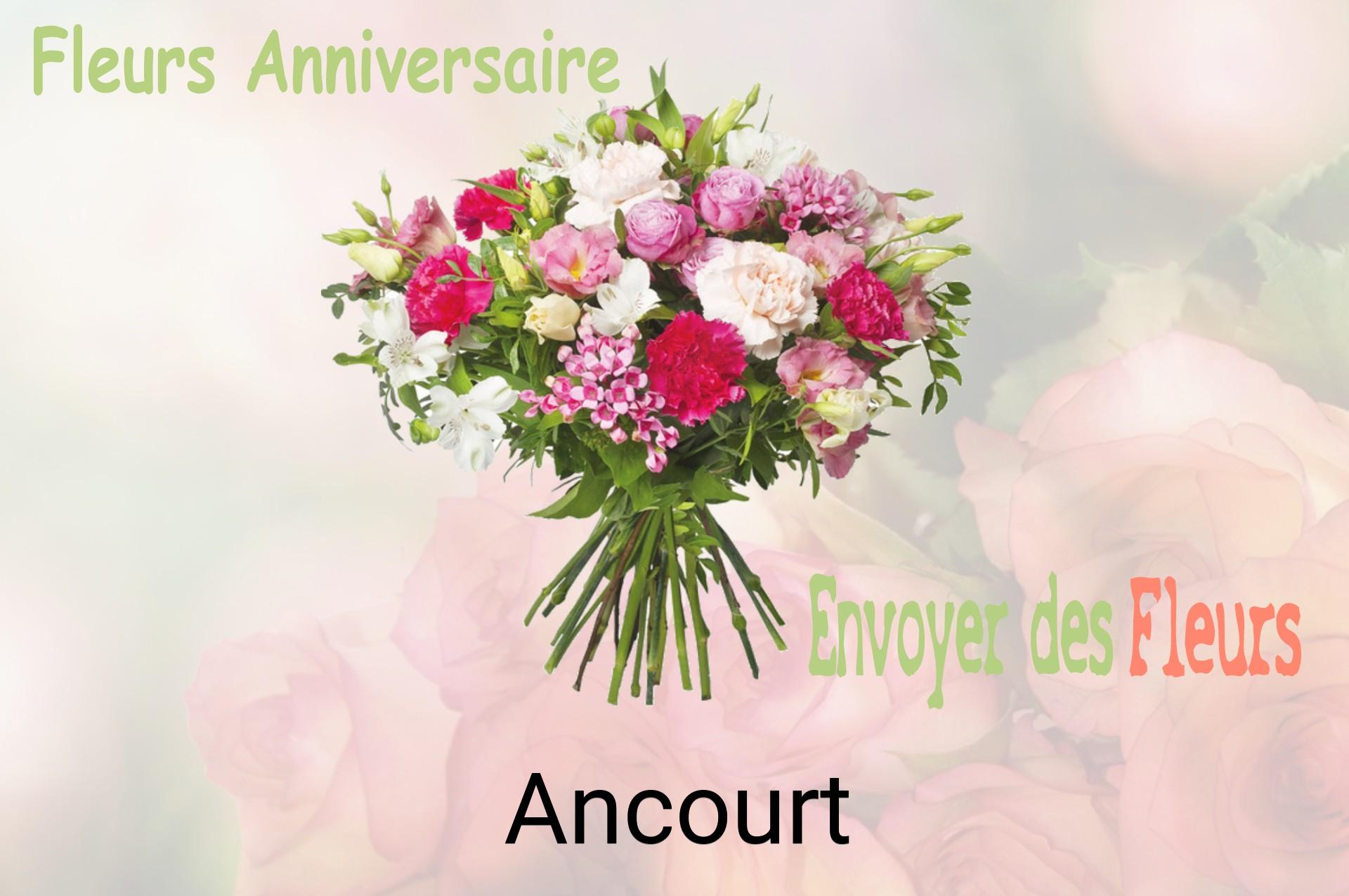 Bouquet de fleurs d’anniversaire livré à Ancourt